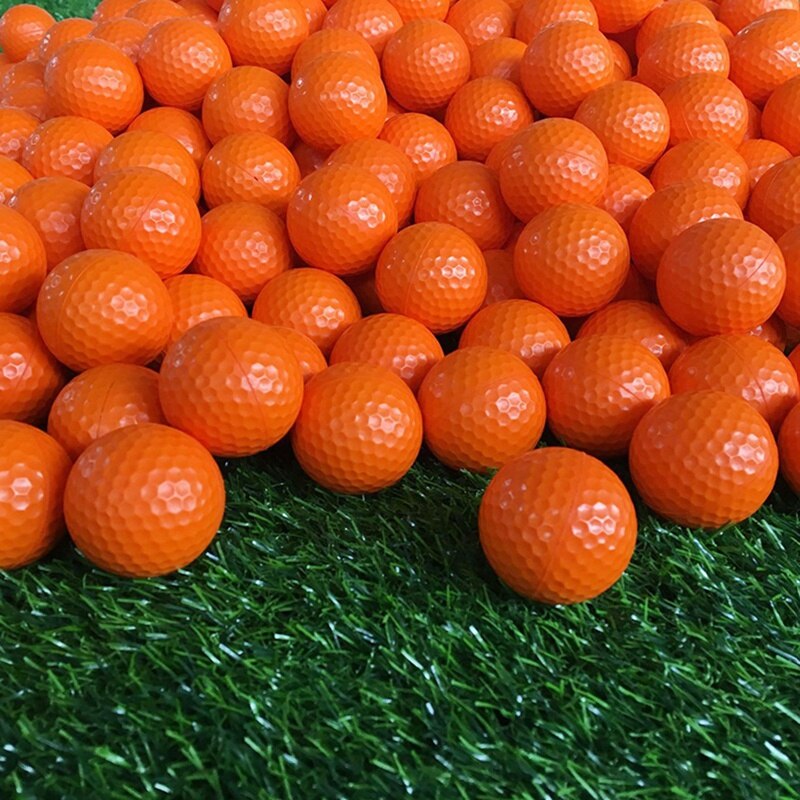 20Pcs Golfbal Spons Bal Pu Schuim Bal Indoor Oefening Pu Speelgoed Bal Golfbal Soft Indoor Practice Veiligheid elastische Bal 4 Kleur