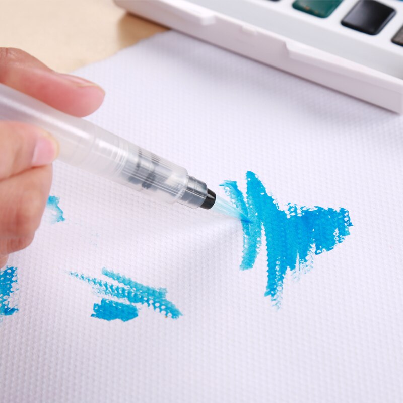 1/3/6 pelices recarregáveis pincel de tinta água cor escova de tinta macia aquarela caneta para pintura calígrafo arte suprimentos desenho