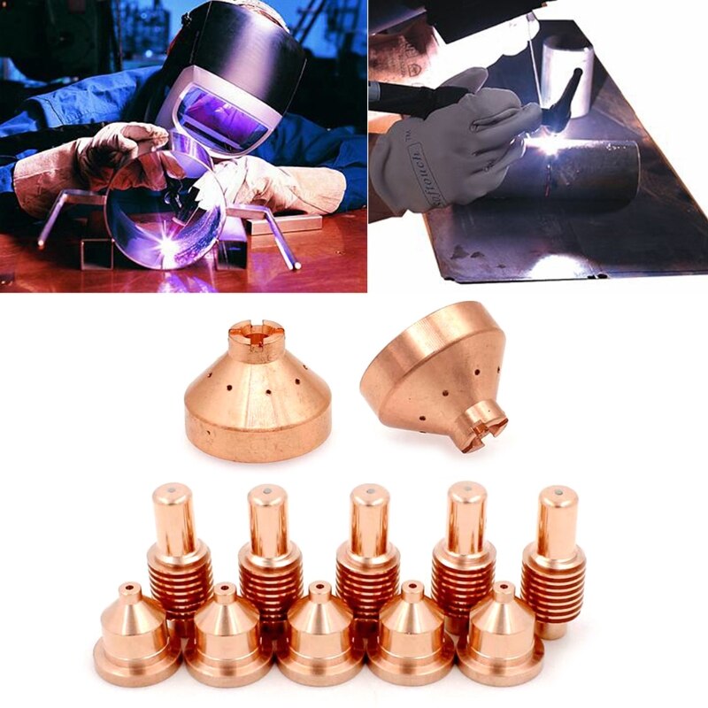 Plasma 600 Cutting Torch Electrode 120573 Tip 120826 Nozzle Drag Shield 120828 Replacement Parts 12pcs