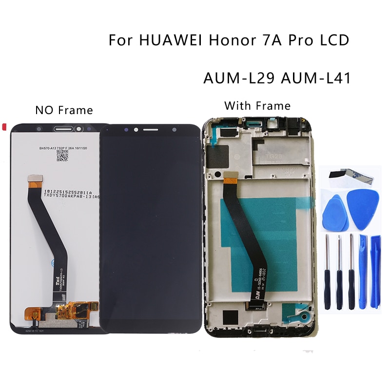 5.7" for Huawei Honor 7A pro AUM-L29 Aum-L41 LCD Display Touch screen digitizer replacement Accessories with frame repair parts