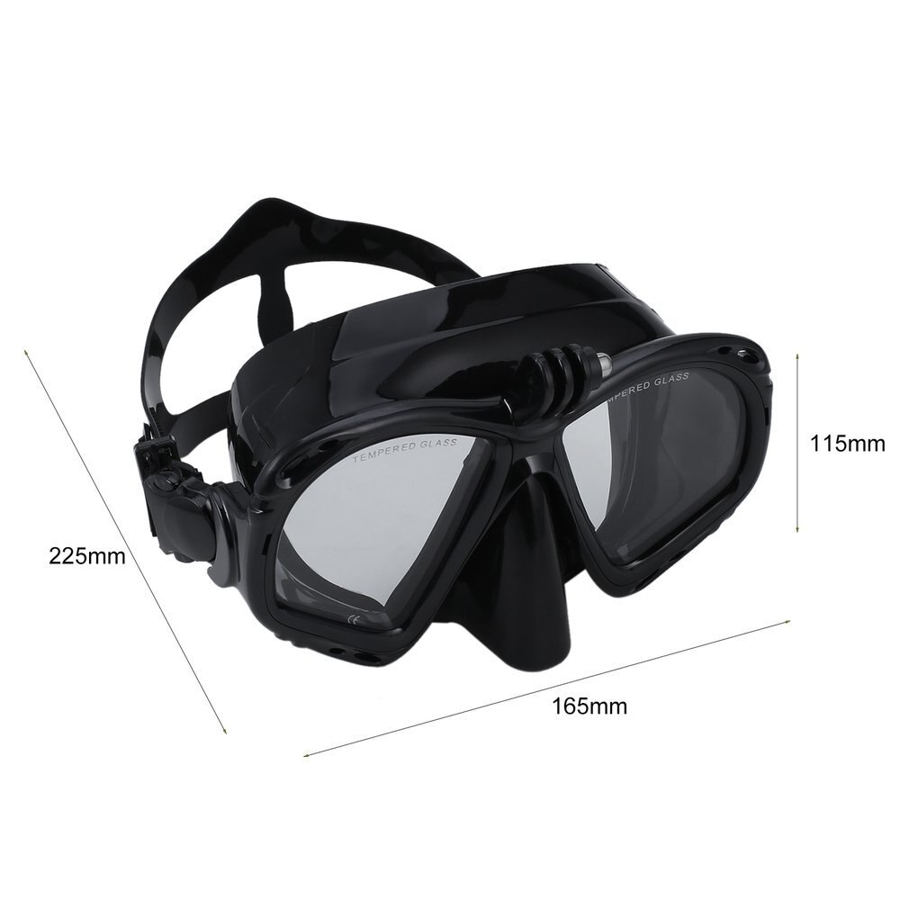Silicone Gear Scuba Diving Mask Equipment Snorkel Adults Anti-Fog UV Waterproof Swim/Dive Glasses Men Women Goggles