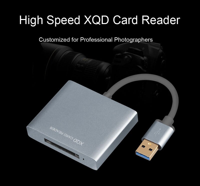 Professionele 500 Mb/s Usb 3.0 Xqd 2.0 Kaartlezer Voor Sony Voor Lexar Xqd Geheugenkaart Camera Connection kit Adapter