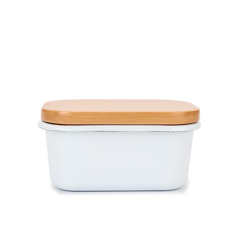 Nordic Butter Box Ceramic Container Butter Plate With Knife Lid Kitchen Cheese Food Container Tray Dish Storage Container Box: Type 2
