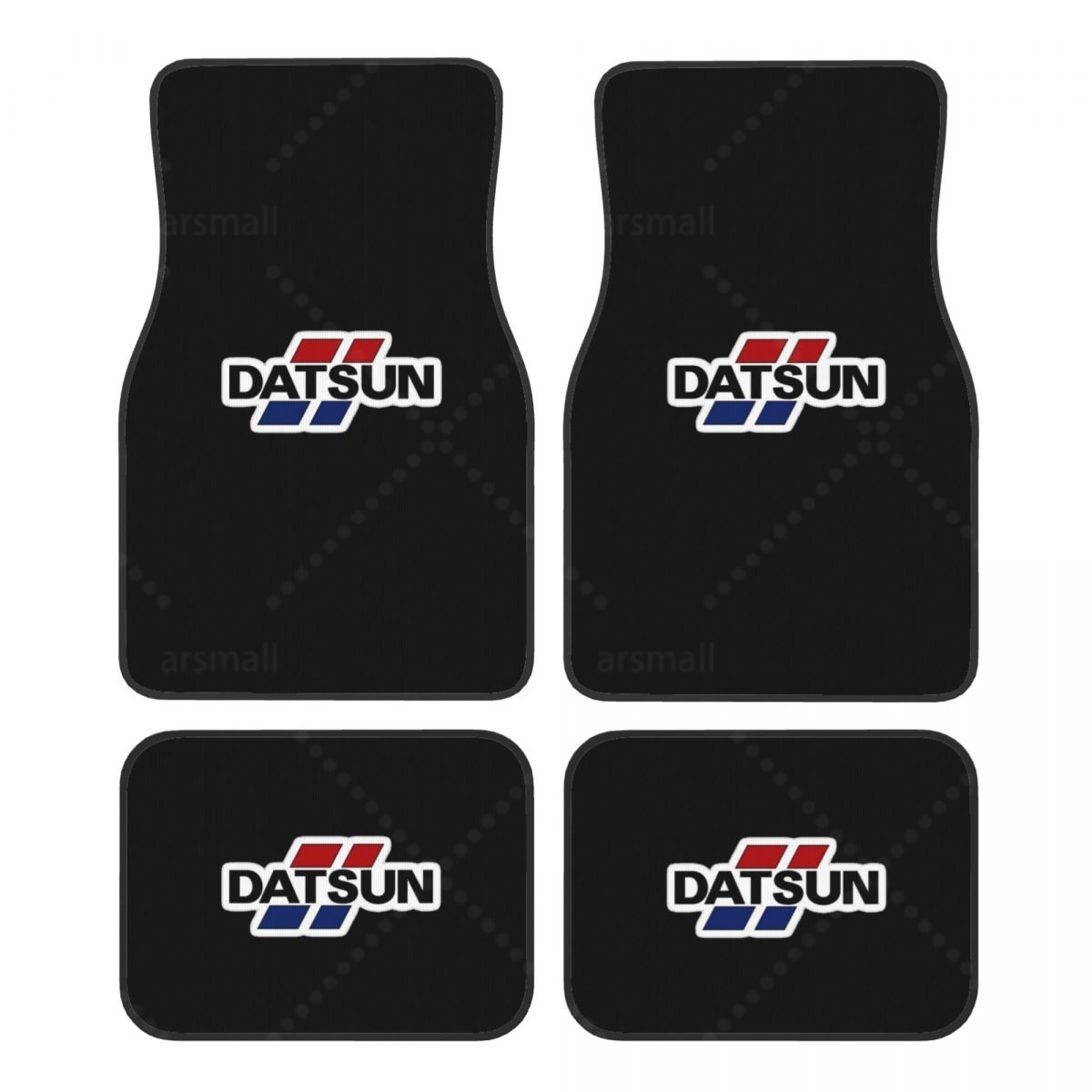 Datsun Car Floormat Heavy Duty Front Rear Rubber Floor Mats Carpet Floor Protection Fits Most Vehicles: Default Title