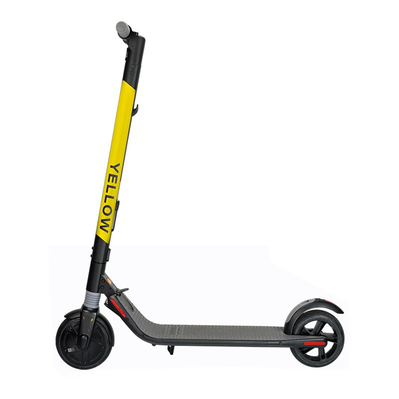 1 pçs reflexivo estilo adesivos para ninebot es1/es2/es4 scooter elétrico skate peças acessórios 58*5.8cm: Yellow