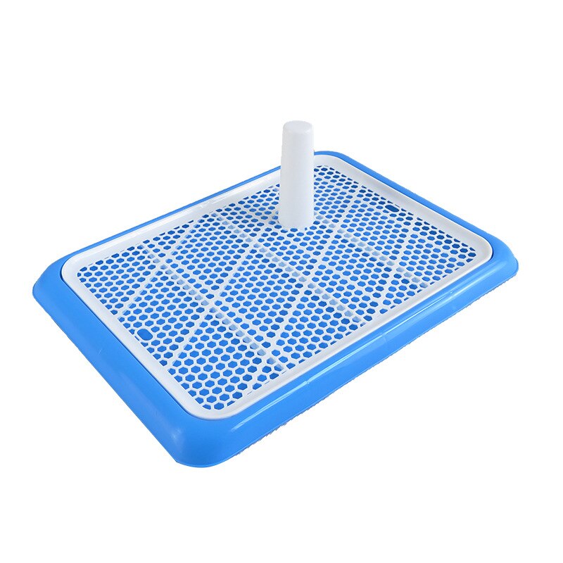 Pot de toilette à treillis pour chien, bac de formation pour chien d&#39;intérieur, bac de formation pour animaux de compagnie, toilettes pour chiens chats, pot pour chiot, boîte à litière pour chat: Blue