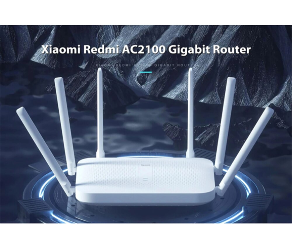 Original Xiaomi Redmi AC2100 Router AC2100 2,4G 5,0 GHz 128MB RAM 2033Mbps Wireless Router repetidor Wifi trabajar con Mijia APP