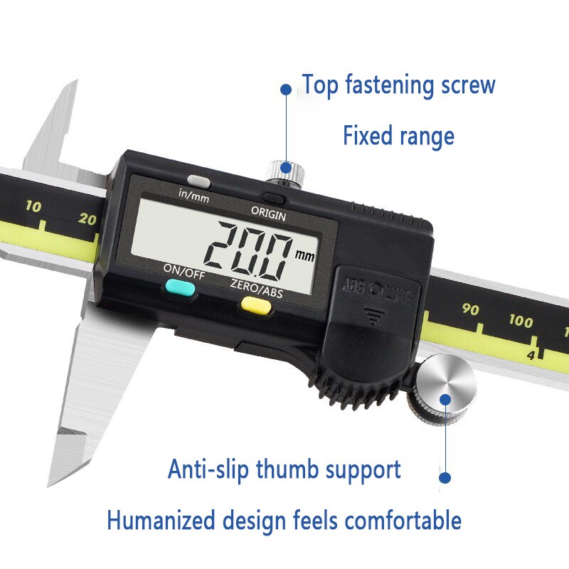 Digital Caliper 0-150 200mm High Precision Digital Vernier Caliper Genuine 500-196