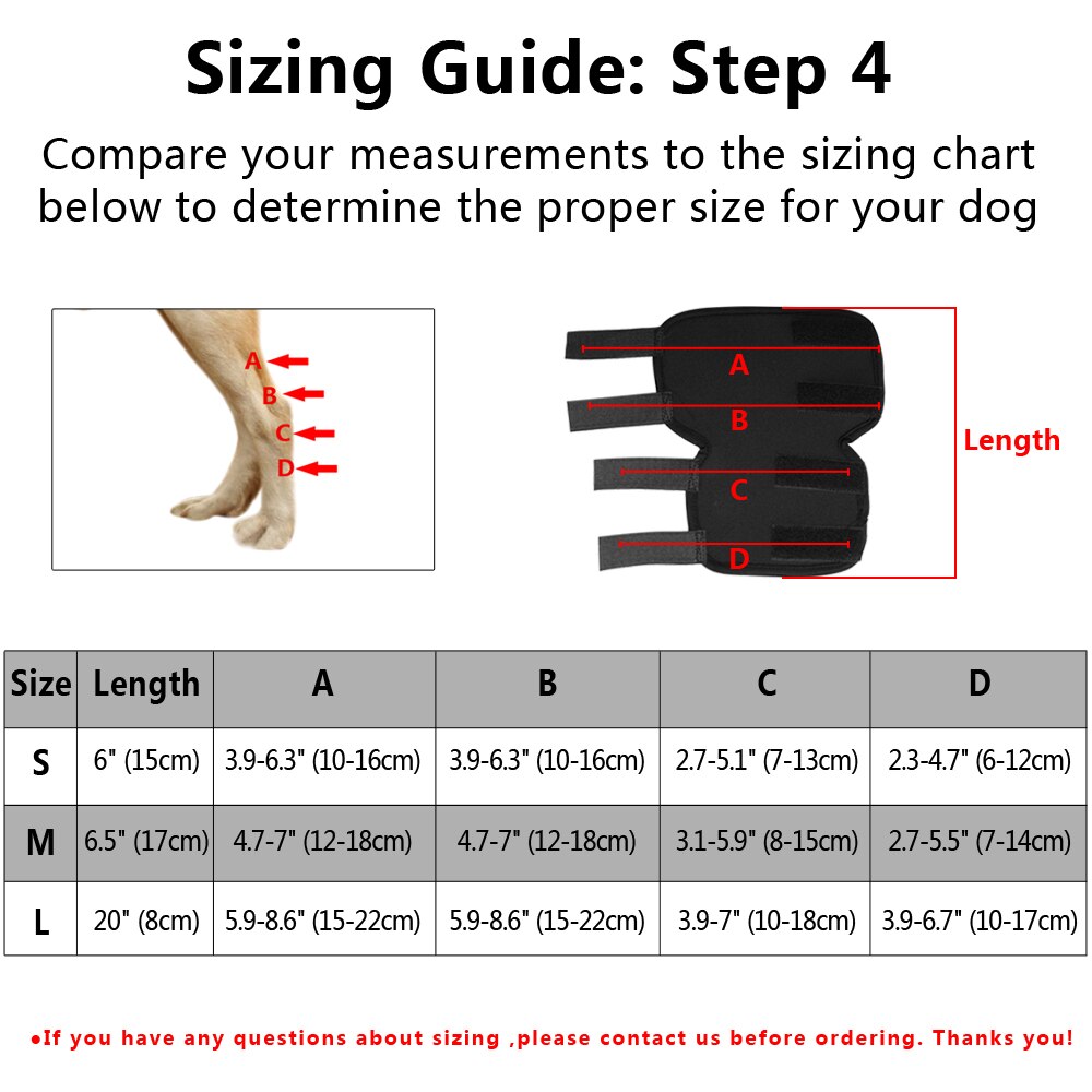 Dog Rear Leg Hock Joint Brace Pet Canine Back Legs Padded Support Dogs Ankle Safety Heal Band Wrap Protector Pet Supplies 2pcs