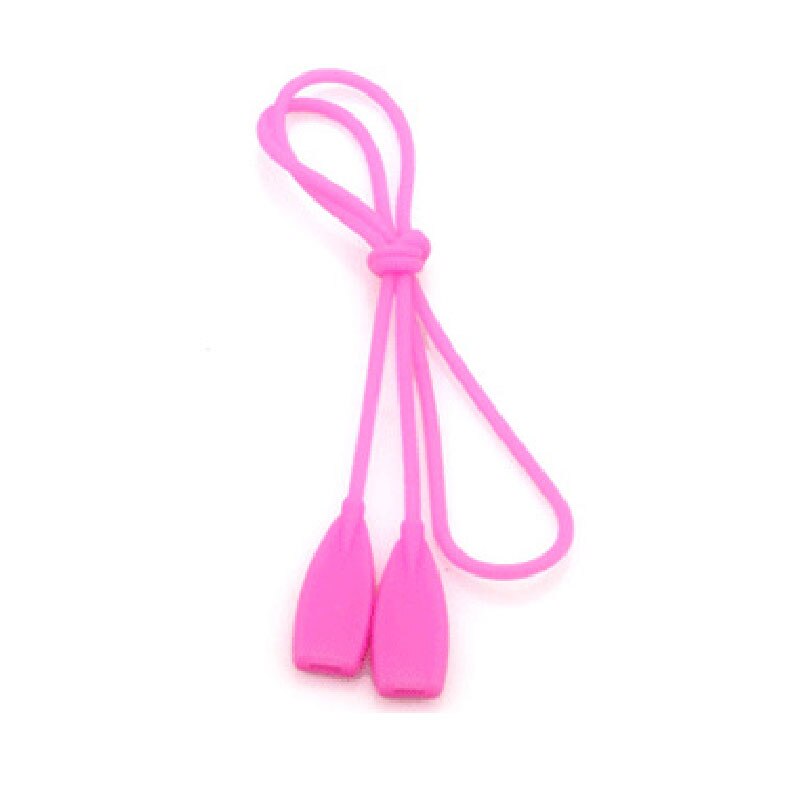Brillenkoord ketting verstelbare zonnebril siliconen brillenkoord lanyard houder antislip brillenkoord brillen accessoire: Rozenrood