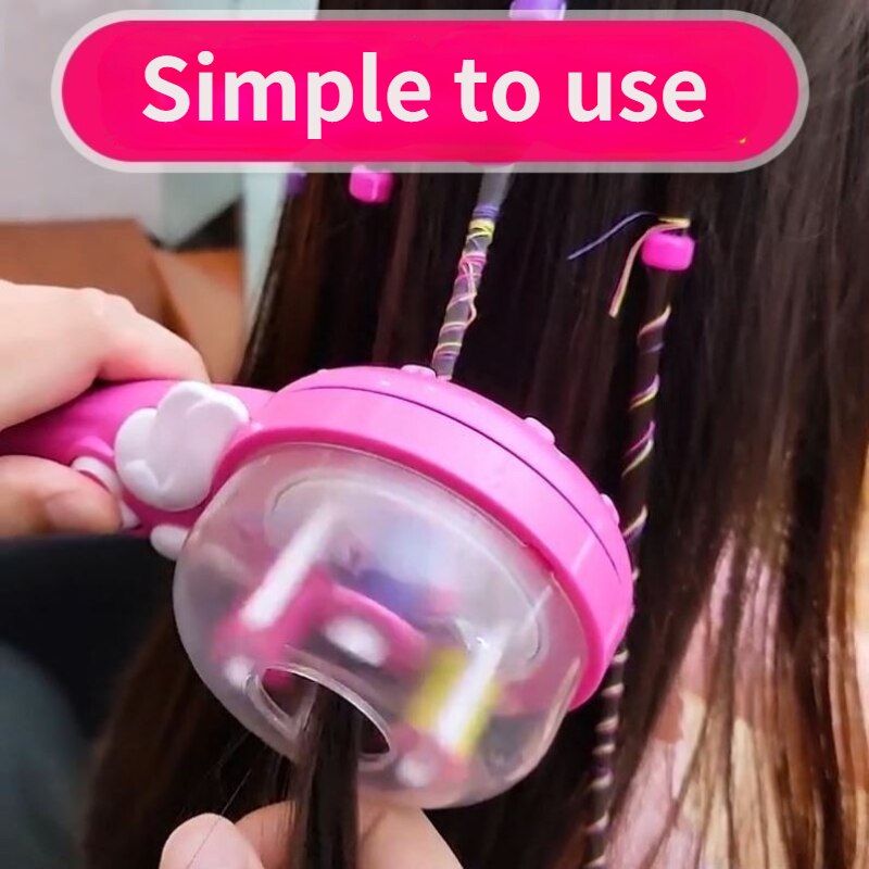 Automatische Haar Vlecht Kinderen Lui Drie-Strand Haar Apparaat Meisje Twist Vlecht Elektrische Gevlochten Artefact Kinderen