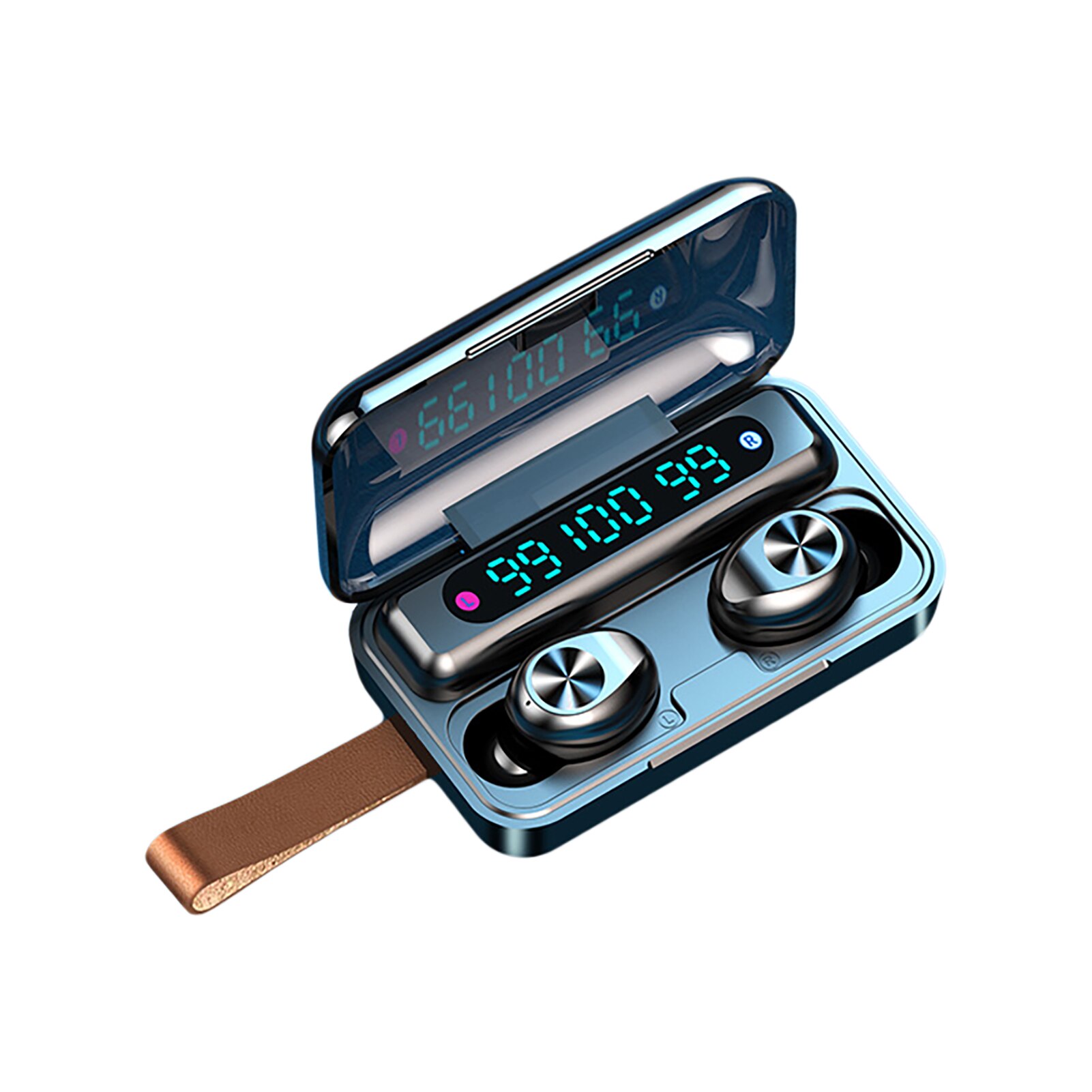 F9-11 TWS Bluetooth 5,0, auriculares estéreo 9D táctiles inteligentes, inalámbricos, Auriculares deportivos con Bluetooth
