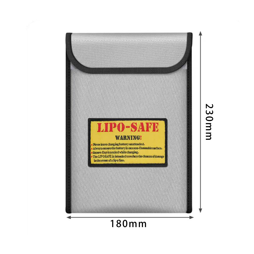 185x75x60mm carré RC LiPo sac de sécurité batterie sécurité ignifuge antidéflagrant garde batterie Protection sac de charge pour jouet RC: green