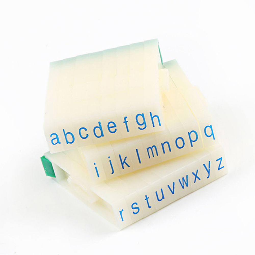 Mini DIY Paper Work Diary Album Wedding Letter Alphabet Stamp Digital Number Symbol Seal Chapter Combination Ink Print: 2