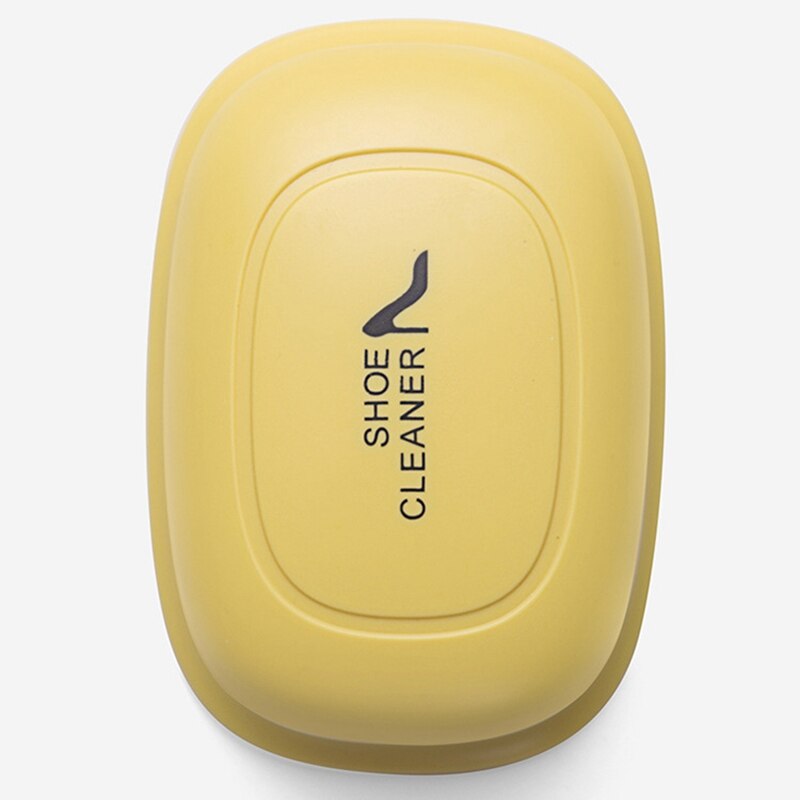 2-Sided Sponge Shoe Brush Wall portable Shoe Polish Shoe Brushes Leather Shoes Cleaner: Big sponge with oil
