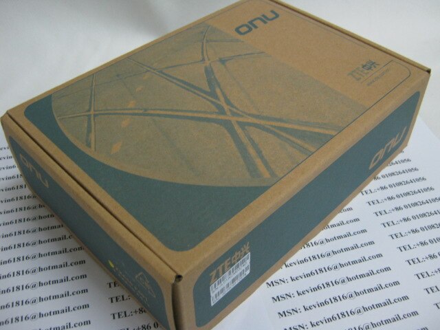 ZTE ZXA10 F411 EPON ONU con un ethernet y un puerto de voz terminal FTTH de red óptica