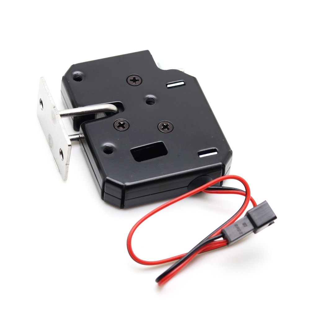 DC 12V 2A Small Solenoid Electromagnetic Electric Control Cabinet Drawer Lockers Lock Pudsh-push , Automatic Open the Door