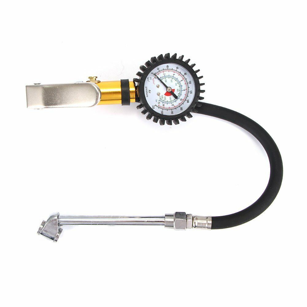 220PSI Car SUV Truck Air Compressor Tyre Inflator Deflator Pump Portable RV Camper Van Tire Pressure Measuring Guage 3in1