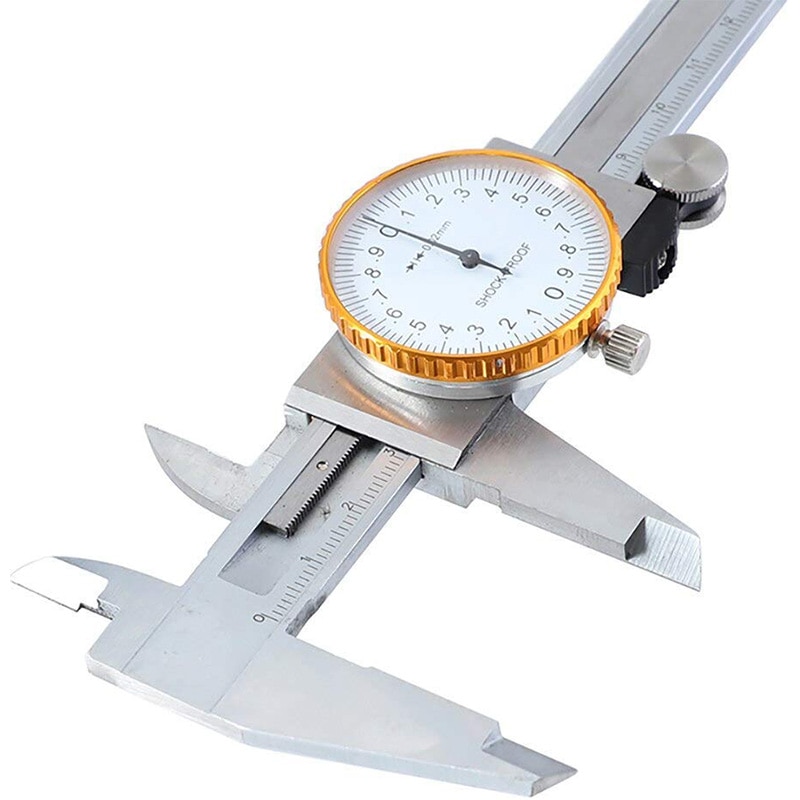0-150mm Calipers High Precision Table Vernier Caliper with Watch Double-Way Shock-Proof Measuring Gauging Tools