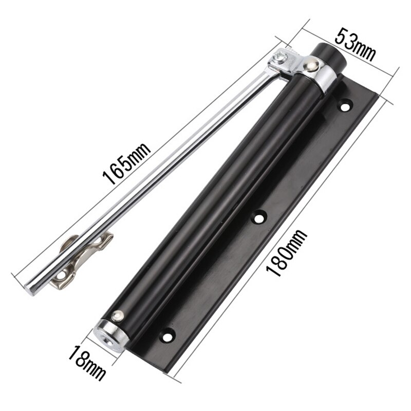 Automatic Door Self-Closing Hinge Mute Easy to Rebound No slotting Punching Free Door Closer I88