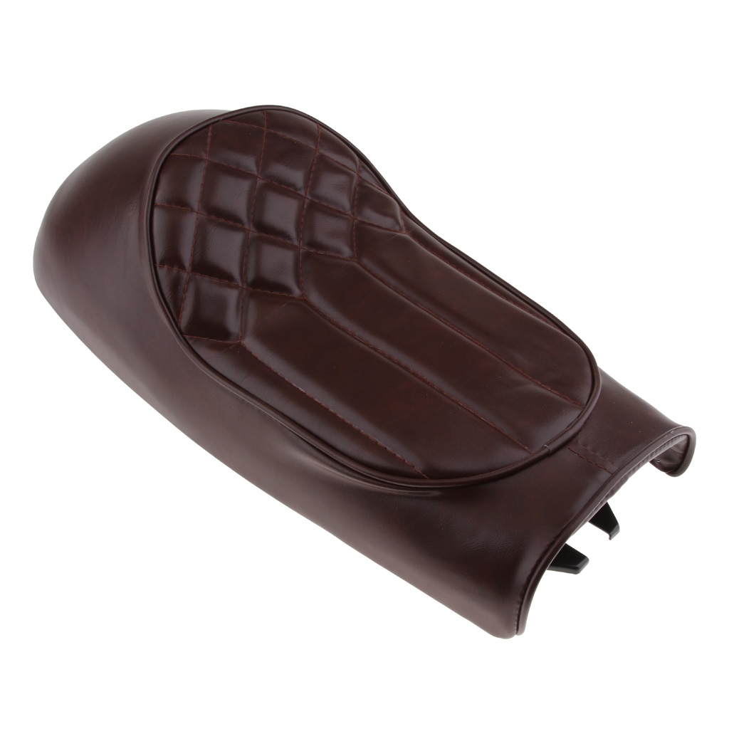 Siège de selle pour moto Vintage Cafe Racer et bosse, universel