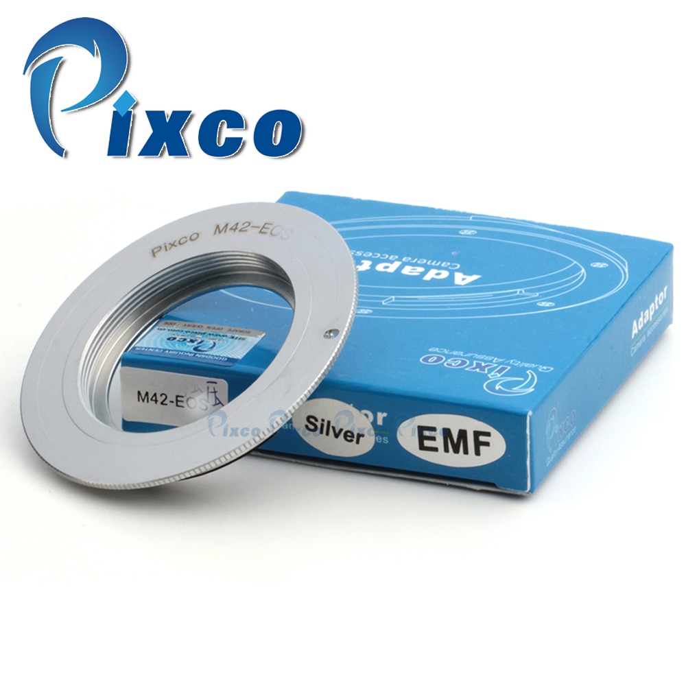 Pixco combinaison à bride pour EMF AF confirmer l'adaptateur M42 monture à vis pour convenir à l'appareil photo reflex Canon (D)