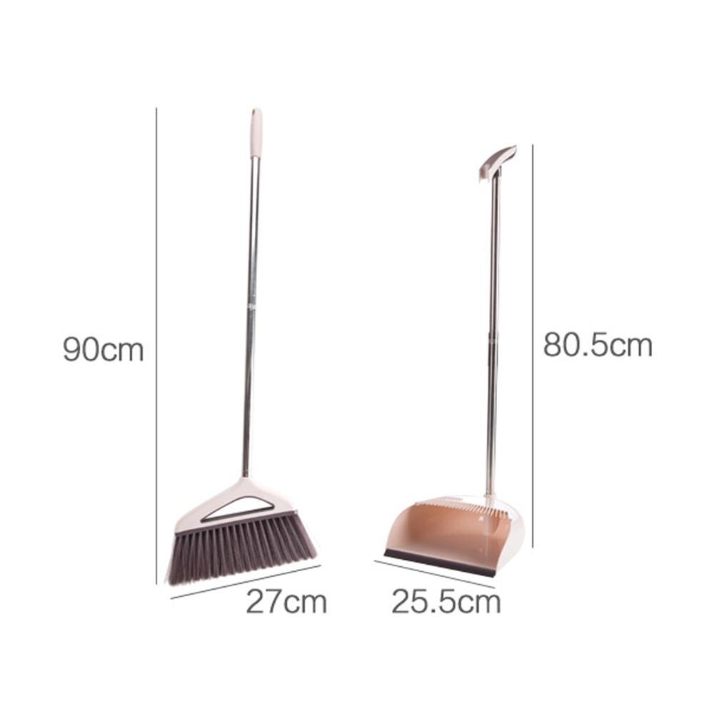 Ensemble de bac à poussière et brosse à balai, 1 ensemble avec bac à gratter, balayeuse à poussière à Long manche, outils de nettoyage de la maison, du hall, du jardin