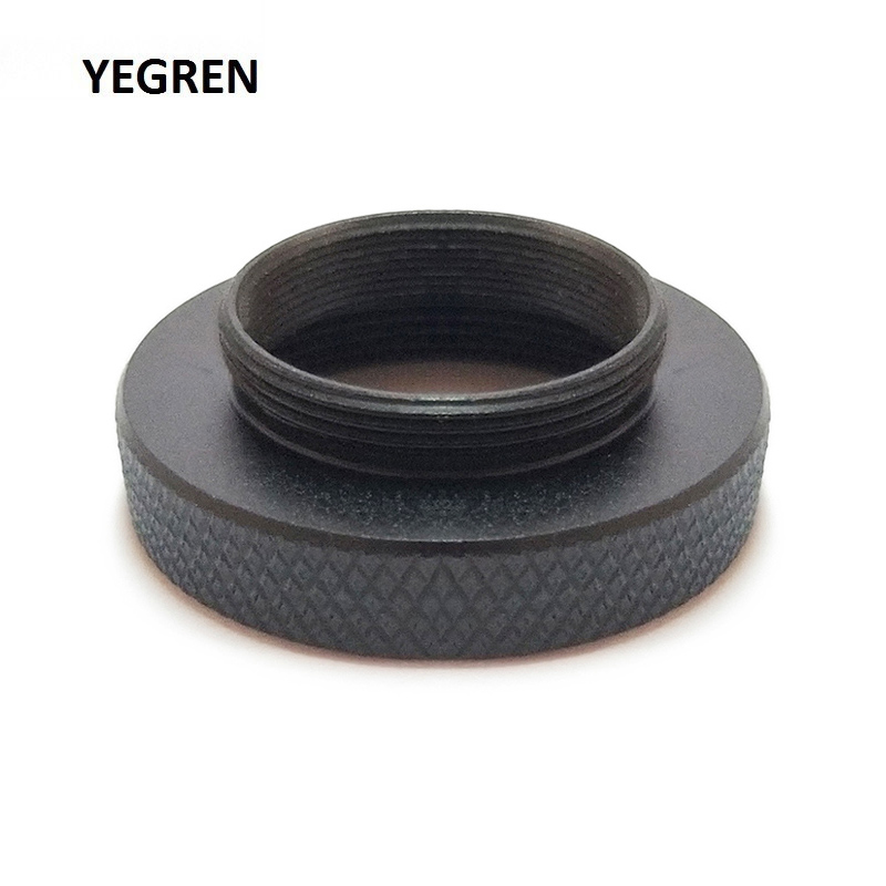 RMS to C Mount Adapter Microscope Camera Adapter Outer RMS to Inner C-mount Ring Adapter for Microscope Camera Objective Lens