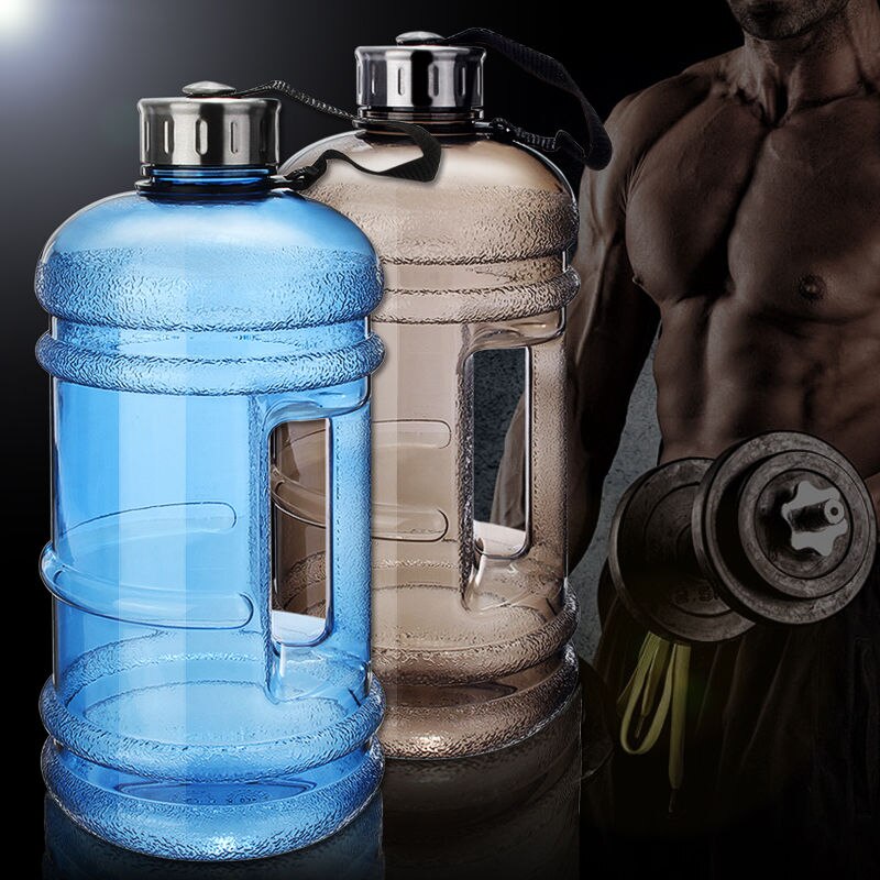 Brand 2.2L Gratis Bpa Grote Sport Gym Training Reizen Oudoor Sport Camping Drink Water Bottle Cap Kettle Jug