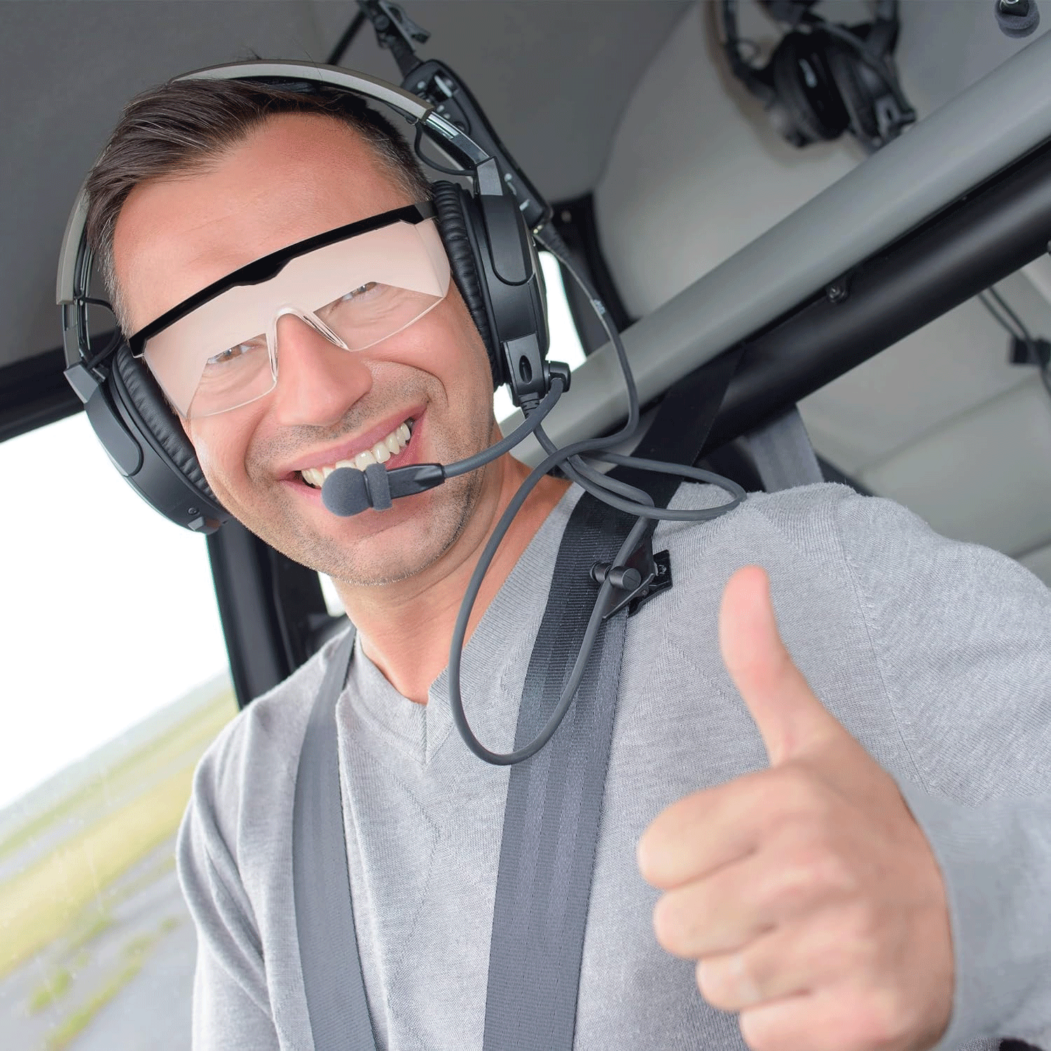 Gafas de sol con limitación de visión, antivaho, antiarañazos, a prueba de polvo, sombreado para piloto, entrenamiento de instrumentos IFR con patillas ajustables