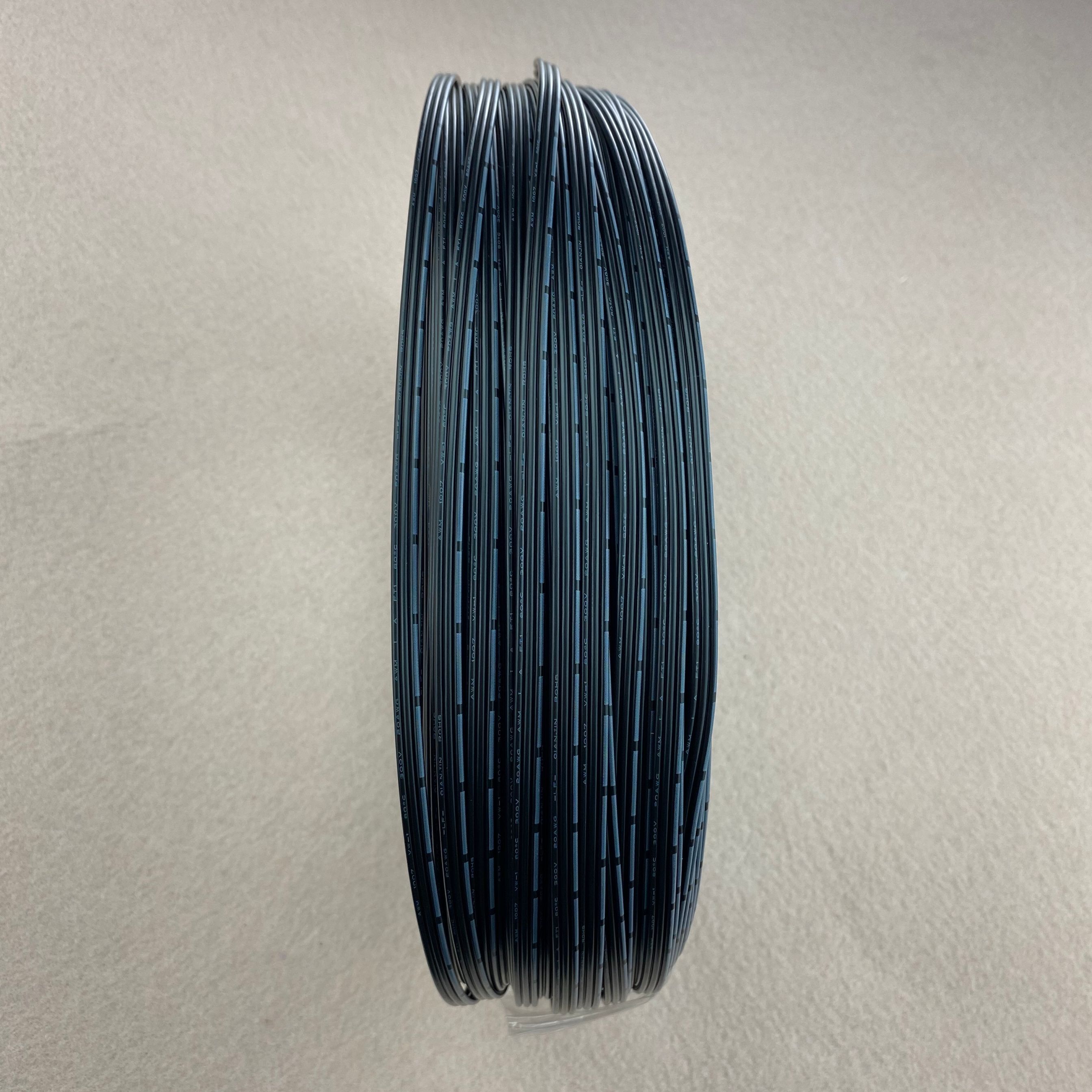 3pin black cable 20AWG for led module use;100m a roll
