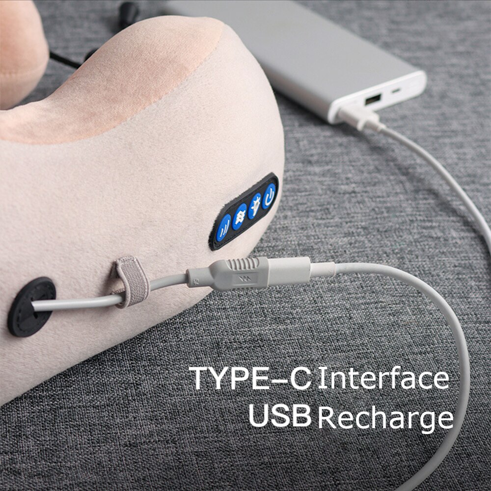 Elektrische Nek Massager Draagbare Massage Kussen Thuis Auto Schouder Relax Pijnbestrijding Fysiotherapie Verwarming Gezondheidszorg Tool