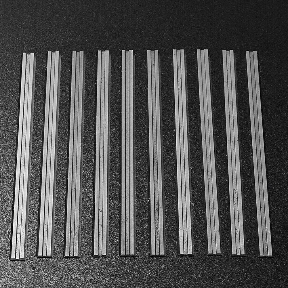 10Pcs 82Mm Schaafbeitels Omkeerbare Elektrische Schaafbeitels Boxed Hss Voor Makita Voor Bosch Power Gereedschap Slijpmachines