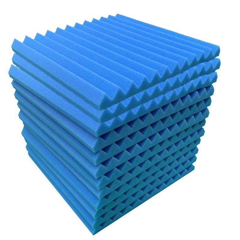 Neue 12 Stck Akustische Platten Schallschutz Schaum Akustische Fliesen Studio Schaum Klang Keile 300x300x25mm