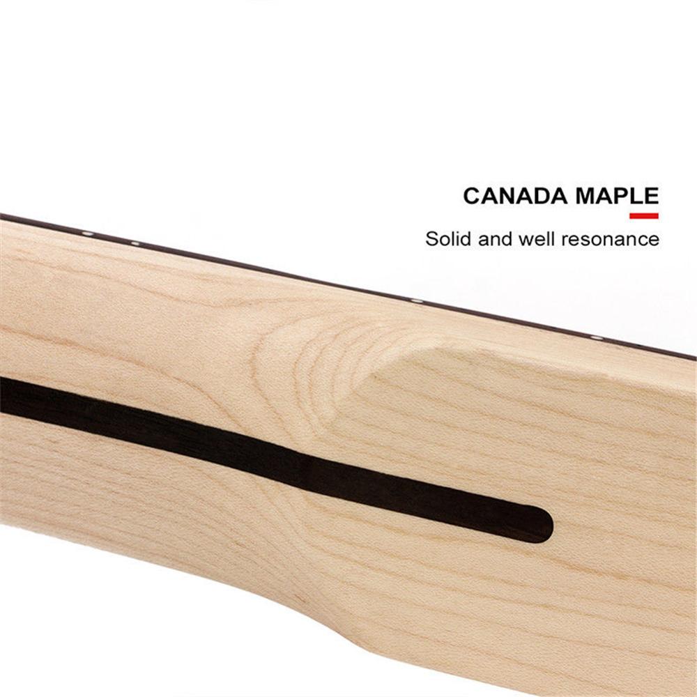 Muspor 21 Fret Guitar Neck Maple Rosewood Fingerboard Inlay For Fender TL Electric Guitar Replacement Accessories