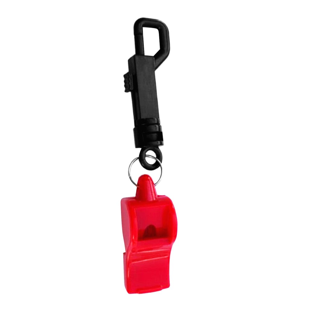 6x buceo snorkel silbato de seguridad submarino con cinturón de broche Clip
