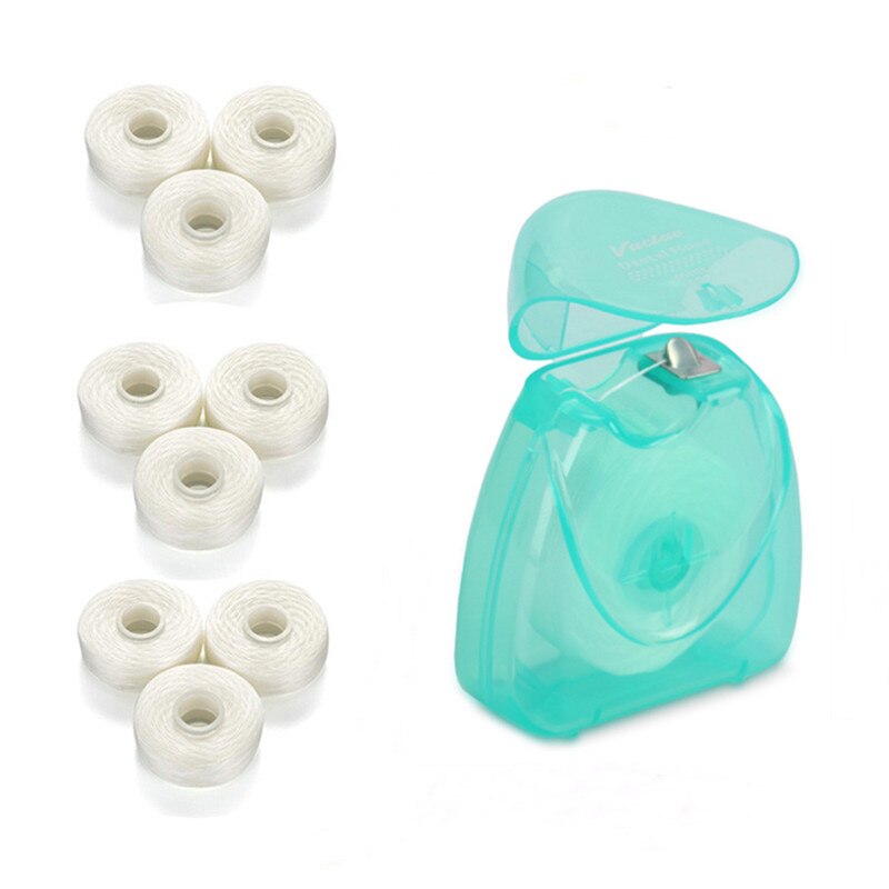 50m/Roll Oral Teeth Hygiene Clean Dental Flosser Teeth Interdental Cleaning Wax Mint Flavored Dental Floss Toothpick Clean Wire