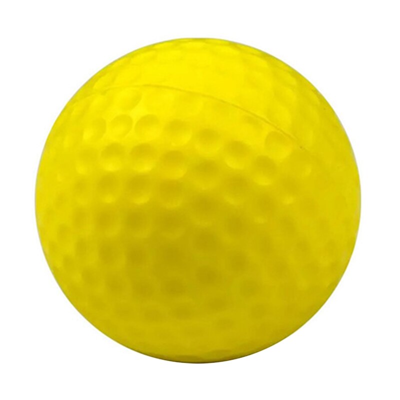20Pcs Golfbal Spons Bal Pu Schuim Bal Indoor Oefening Pu Speelgoed Bal Golfbal Soft Indoor Practice Veiligheid elastische Bal 4 Kleur: Yellow