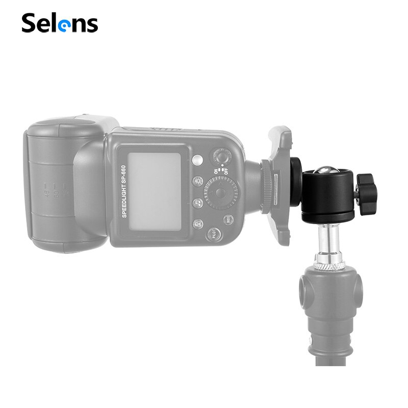 Selens Mini Ball Head 1/4" Mount for Camera Tripod ballhead for Nikon Canon DSLR Camera Dsr Mount Stand for camera tripod