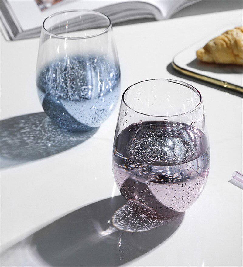 nordycki przezroczyste szkło gwiazda Puchar odporna na wysokie temperatury kufel robić piwa podwójna tęcza kawa napój filiżanka robić herbaty Drinkware prezenty