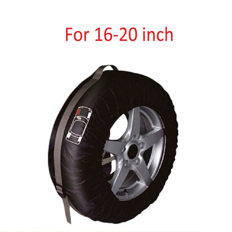 Cubiertas plegables de repuesto para neumáticos, fundas de almacenamiento de protección, bolsas de mano, cubierta de rueda para coche, camión todoterreno: 1PC Grey L