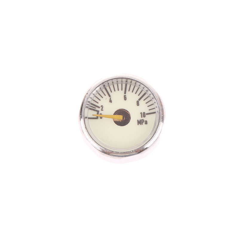 M10 m8 luft mini mikro trykkmåler manometer gjenge 5 mpa 10 mpa 20 mpa 30 mpa 35 mpa 40 mpa 300 bar 3500 psi 5000 psi 6000 psi: Hvit