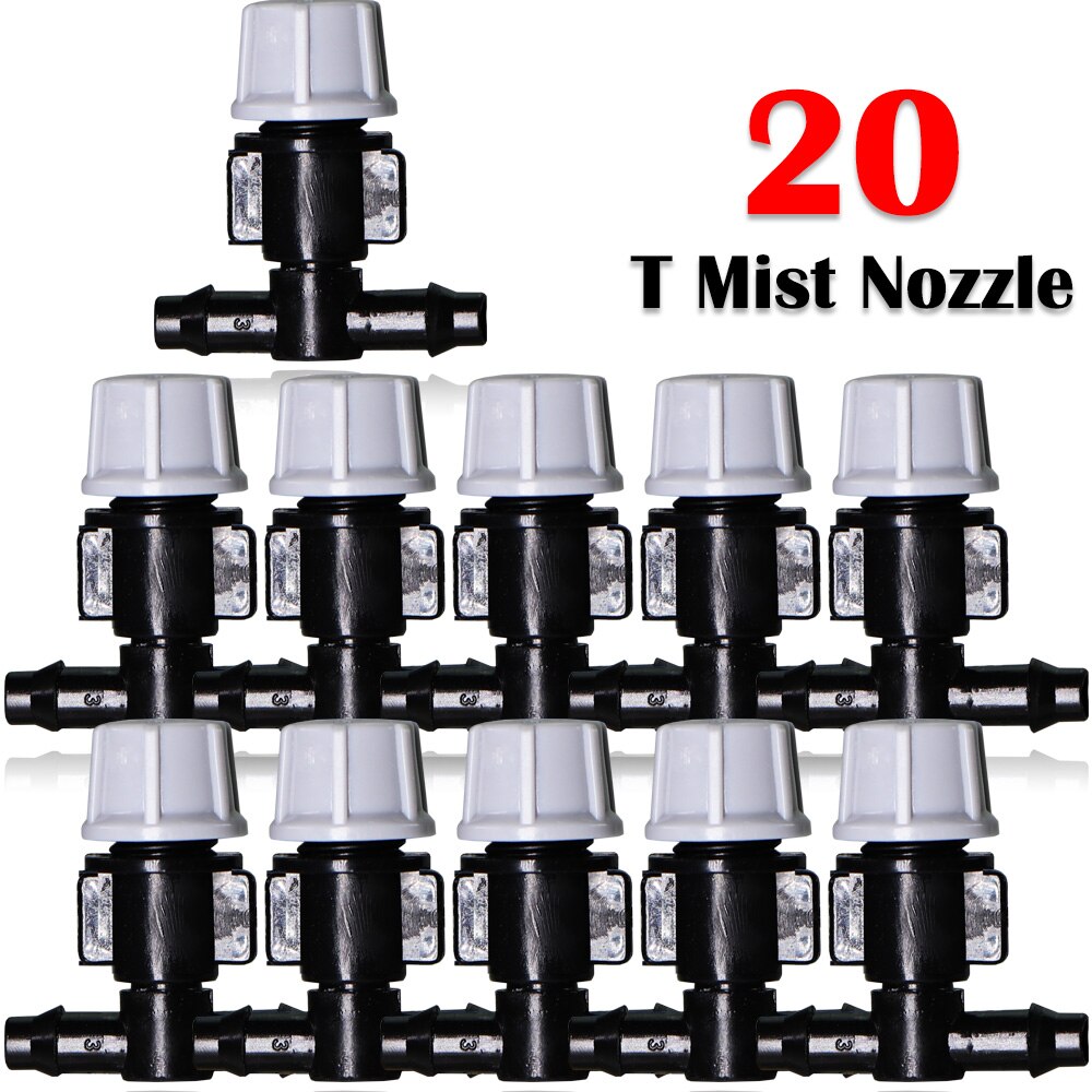 30-50M DIY Garden Drip Irrigation System Automatic Watering 1/4'' Hose Micro Watering Kits Adjustable Drippers Greenhouse