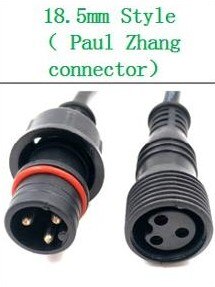 70 pixel stake nodes (from Peace family),DC12V 12mm WS2811,7 pixel node per cluster,10 clusters,3 foot spacing,all black wire: Paulzhang  connector