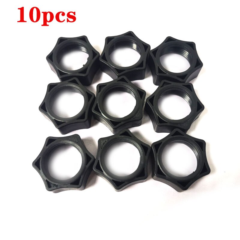 10pcs Plastic Nut Auto Lock Chuck Plastic Nut for 17mm Ball Head Car Wireless Charging Lazy Mobile Phone Bracket Accessories: No2