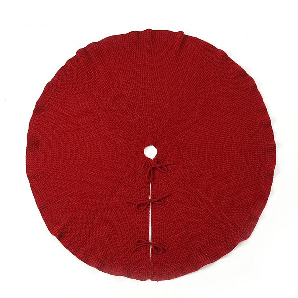 Hand-knitted Style Christmas Tree Skirt Christmas Tree Ornament Festival Supplies Atmosphere Cartoon