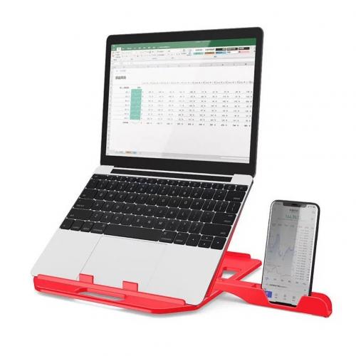 Portable pliable réglable anti-dérapant ordinateur Portable tablettes Support Support Support tablette Support Support: Red  Standard