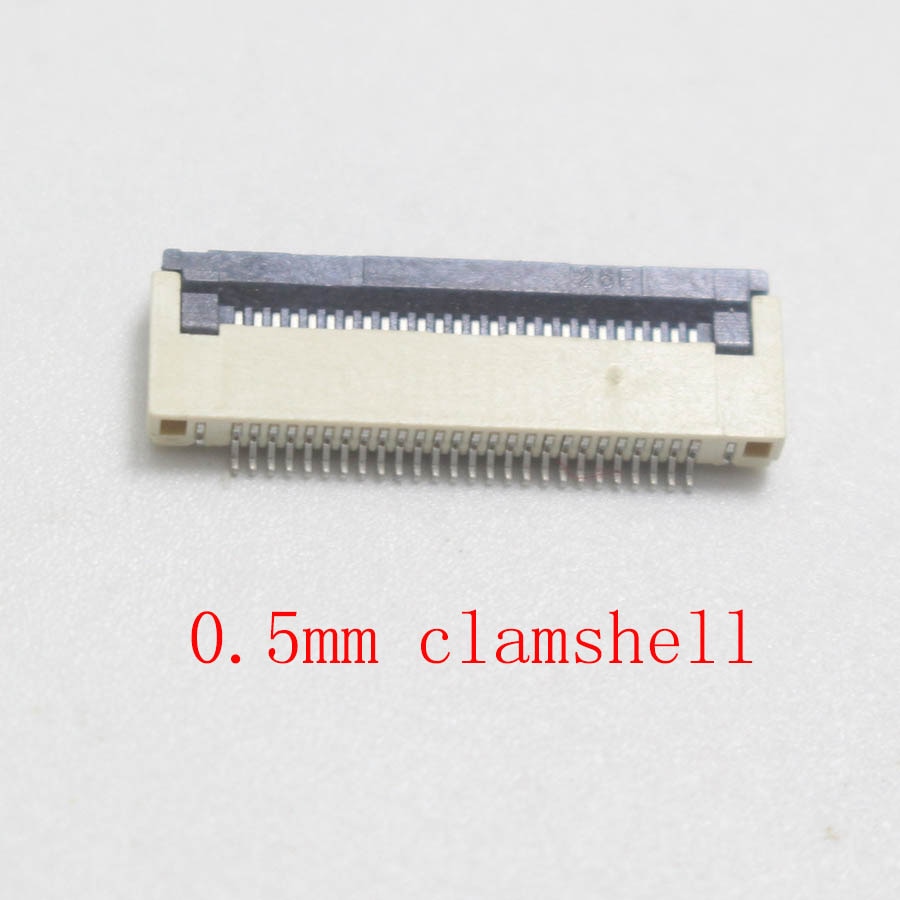 5pcs 0.5MM / 1.0mm 26P Clamshell Drawer Up Down FPC Connector socket for 26Pin Type A B FFC Cable