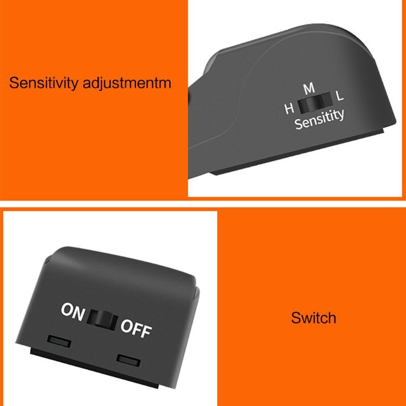 120dB Door Stop Alarm Portable Vibration Alert Burglar Security Door Stopper Blocking System for Home Travel Wireless Safety Too