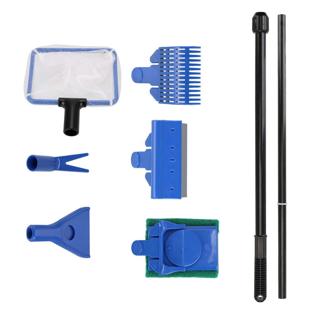 5 in 1 Aquarium Tank Clean Set Aquarium Cleaning Tools Aquarium Cleaner Adjustable